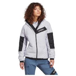 Adidas TERREX Women's Terrex Techrock Prima Hooded Jacket - Kunstfaserjacke -Winterkleidung adidas terrex womens terrex techrock prima hooded jacket kunstfaserjacke detail 4