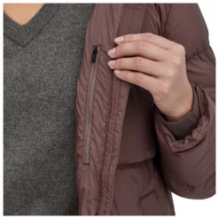 Patagonia Women's Silent Down Long Parka - Mantel -Winterkleidung patagonia womens silent down long parka mantel detail 5