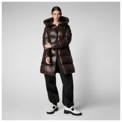 SAVE THE DUCK Women's Isabel - Mantel -Winterkleidung save the duck womens isabel mantel detail 3