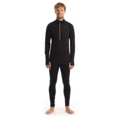 Stoic MerinoMesh150 BensjonSt. II L/S Half Zip - Merinounterwäsche -Winterkleidung stoic merinomesh150 bensjonst ii l s half zip merinounterwaesche detail 9